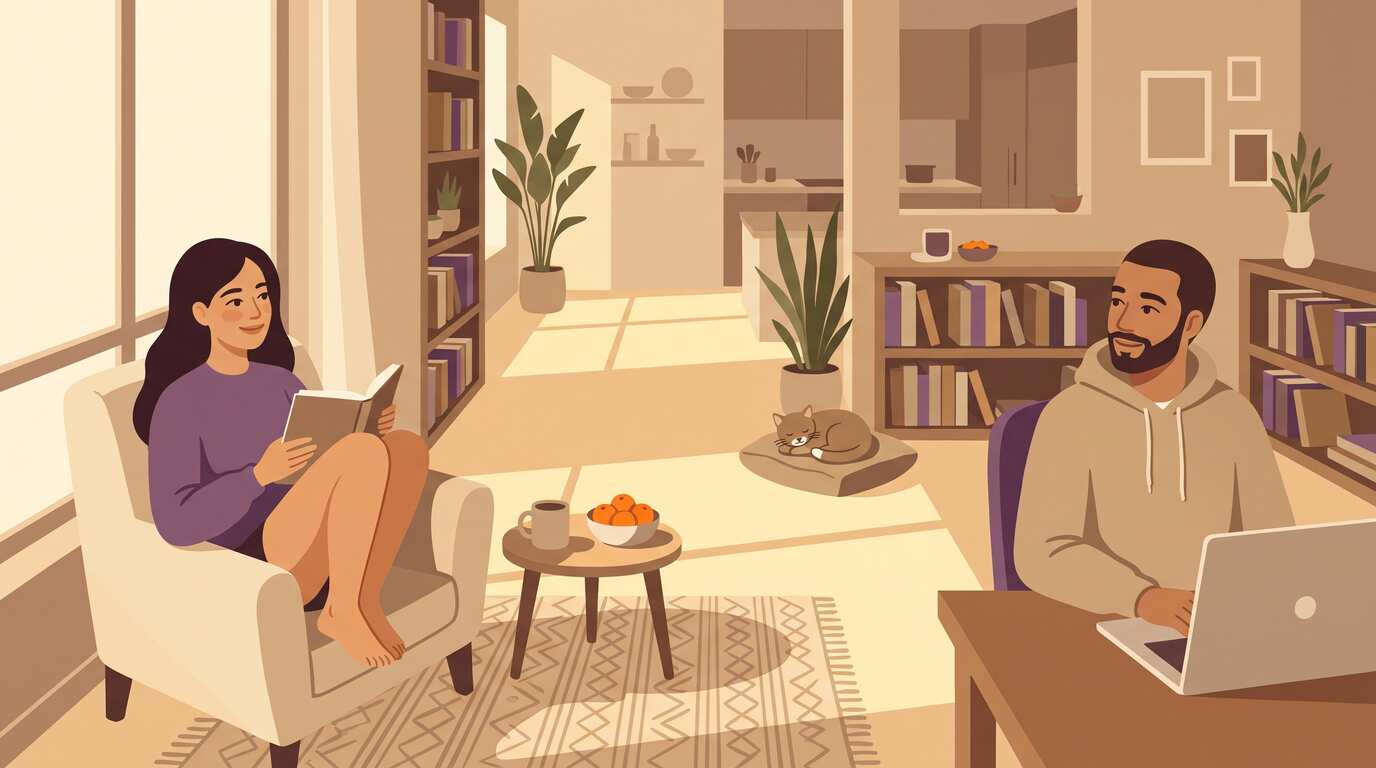 Being alone together without feeling lonely