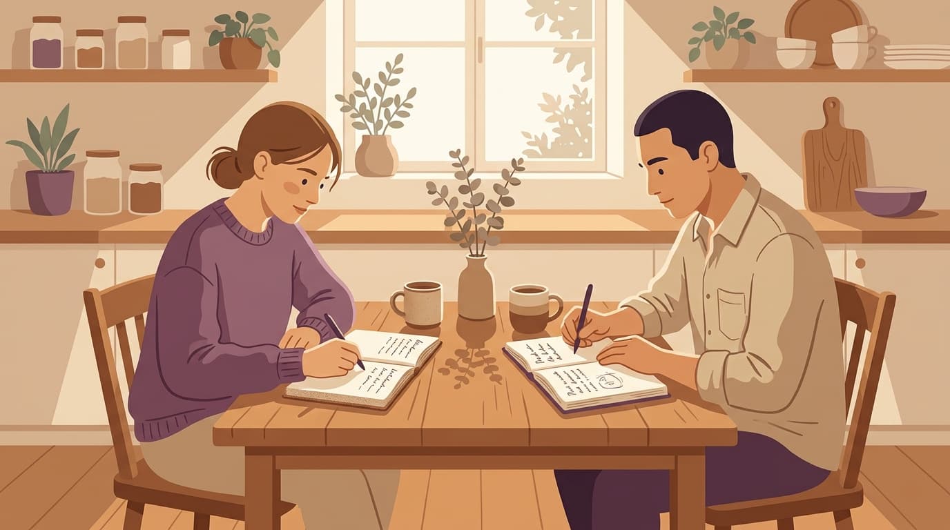 A 30-day couples journal for deeper connection