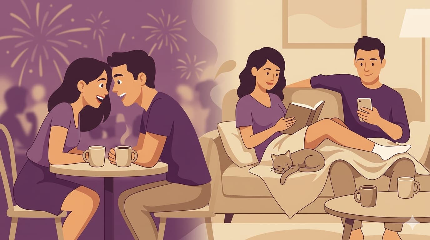 The difference between being in love and loving someone