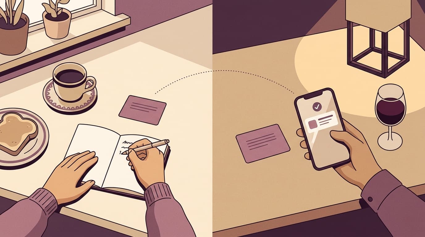 The long-distance relationship question ritual