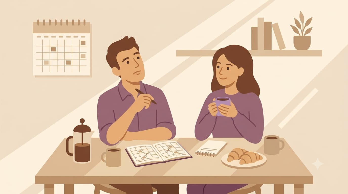 Check-in questions for couples: daily, weekly, monthly, yearly